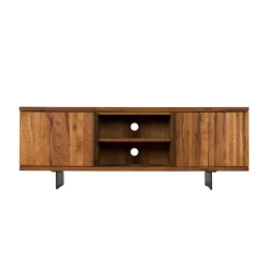 Meuble TV bois 2 portes 150 cm OKA
