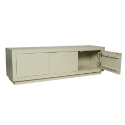Meuble TV bois sable 3 portes MONTARO