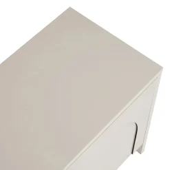 Meuble TV crème 4 portes motif arches MARFA