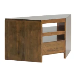 Meuble TV d'angle bois massif HELENA