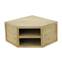 Meuble TV d'angle hévéa 76CM OLGA