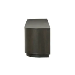 Meuble TV design en chêne brun 3 portes 180 cm LOREN