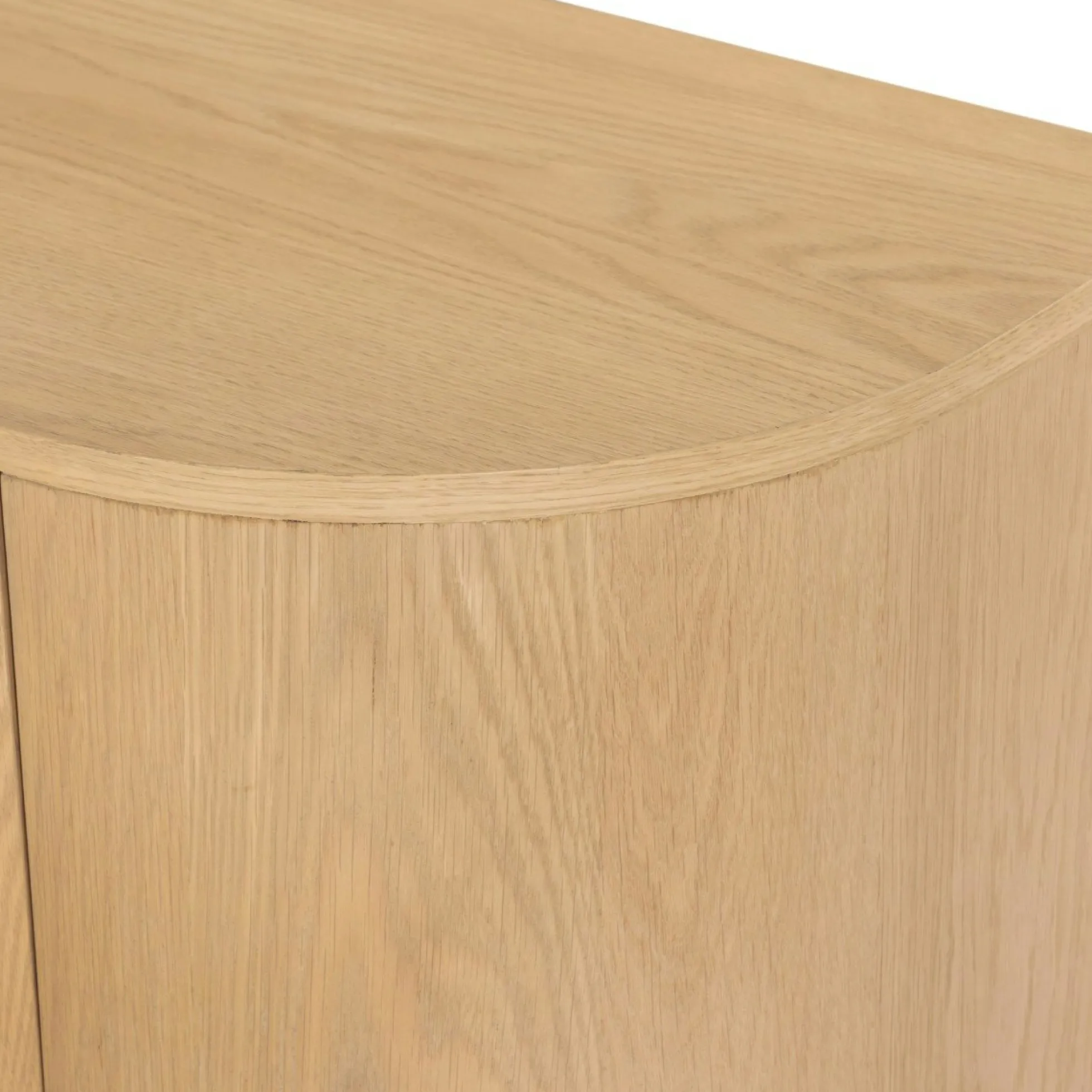 Meuble TV design en chêne clair 4 portes LOREN