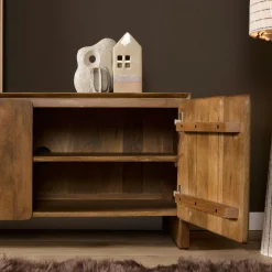 Meuble TV en bois 3 portes CALDERA