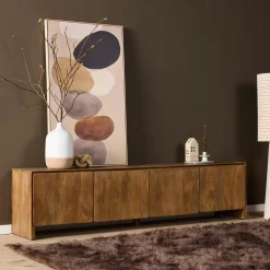 Meuble TV en bois 4 portes CALDERA