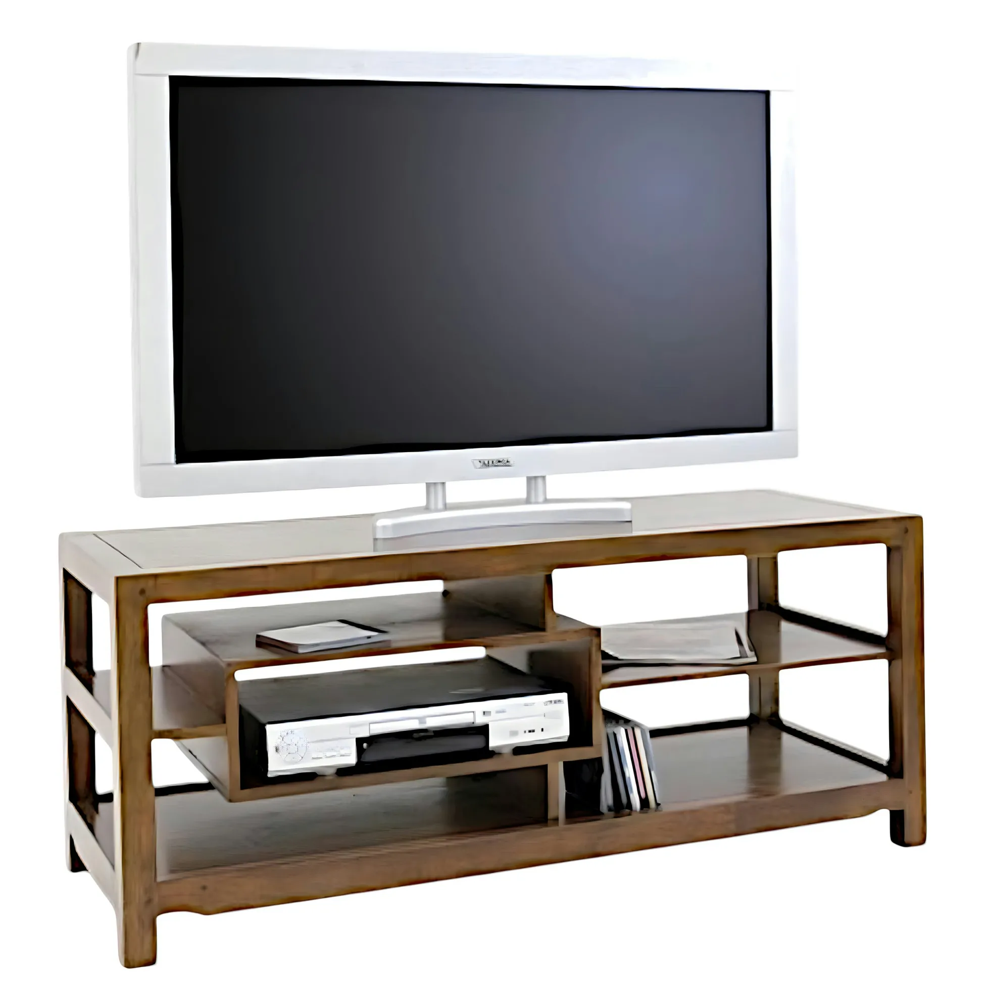Meuble TV hévéa 120cm HELENA