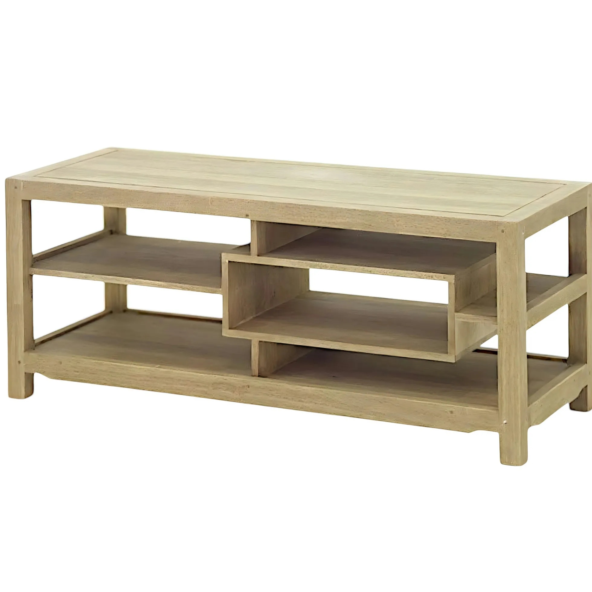Meuble TV hévéa 120cm HELENA