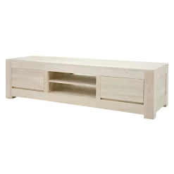 Meuble TV hévéa 150cm OLGA