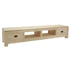 Meuble TV long bois massif HELENA