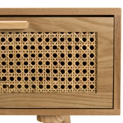 Meuble tv moderne avec cannage ALGA