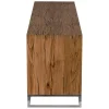 Meuble TV moderne chêne acier 150 cm RIVERSIDE