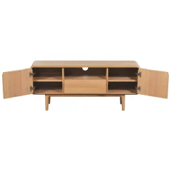 Meuble tv moderne en chêne clair DERBY
