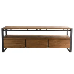 Meuble tv moderne 3 tiroirs 1 niche SWING