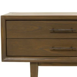 Meuble tv vintage 2 tiroirs 2 niches PADANG