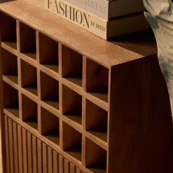 Minibar salon en bois 1 porte 1 casier CORTINA