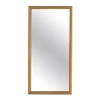Miroir d'entrée vertical - cadre bois clair 80 cm IENA