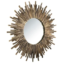 Miroir soleil teck JAIPUR
