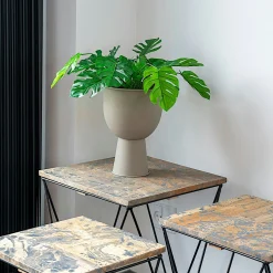 Monstera artificiel en pot H 45 cm