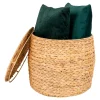 Panier de rangement avec couvercle – fibres naturelles BRUGES