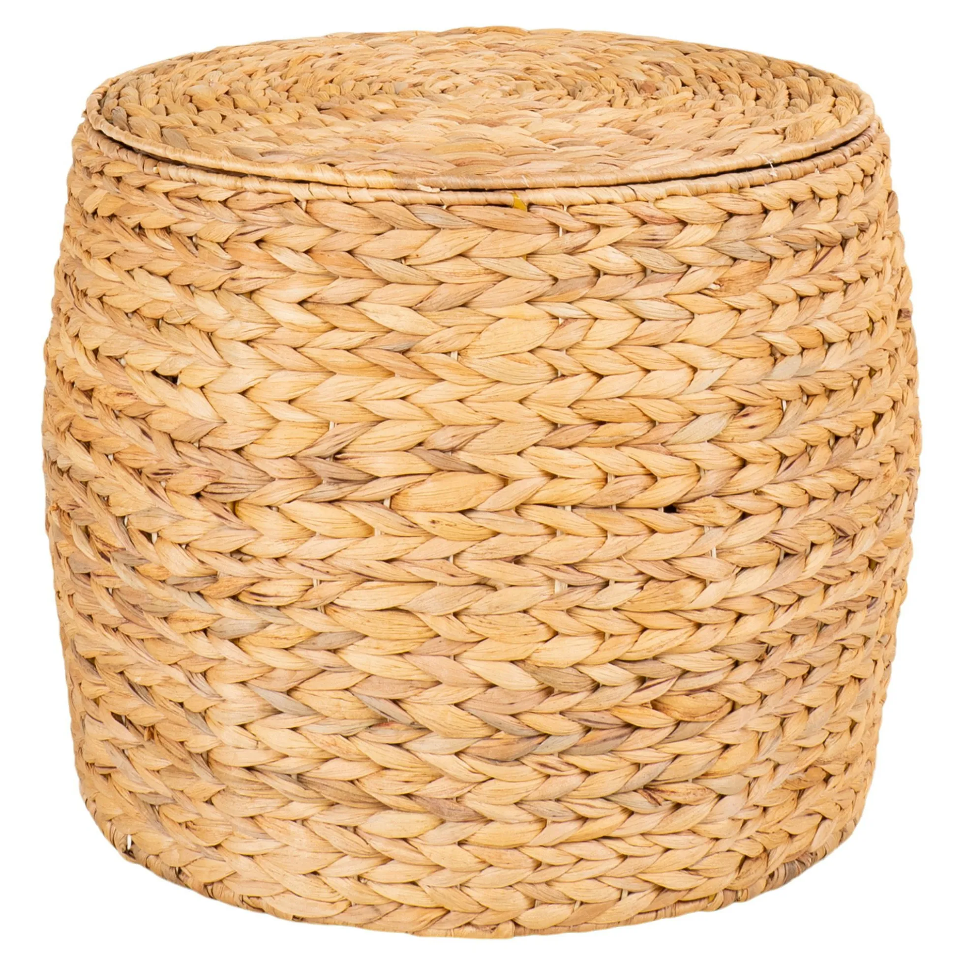 Panier de rangement avec couvercle – fibres naturelles BRUGES