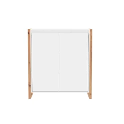 Petit buffet blanc 2 portes ALVA