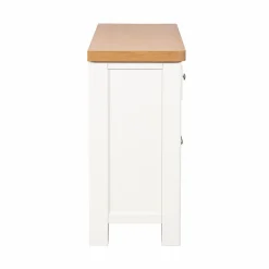 Petit buffet blanc 2 portes style bord de mer VELIA