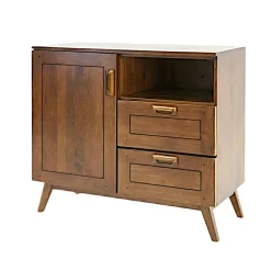 Petit buffet bois d'hévéa SIXTIES