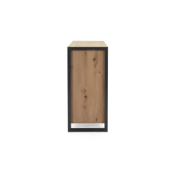 Petit buffet campagne 2 portes effet chêne ALVA