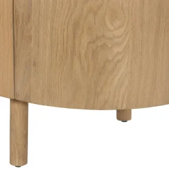 Petit buffet design en chêne clair 2 portes LOREN