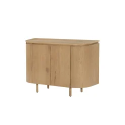 Petit buffet design en chêne clair 2 portes LOREN