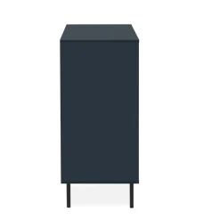 Petit buffet moderne bleu sombre 2 portes RAVEN