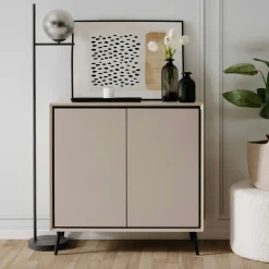 Petit buffet taupe 2 portes AVIO