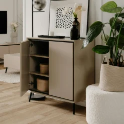 Petit buffet taupe 2 portes AVIO