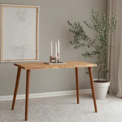 Petit bureau en bois clair - style moderne SITIA