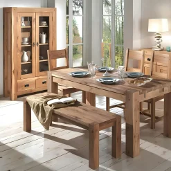 Petite table basse carrée bois FJORD