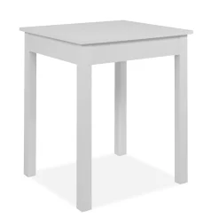 Petite table cuisine blanche moderne 60 cm ALVA
