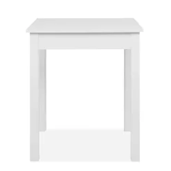 Petite table cuisine blanche moderne 60 cm ALVA