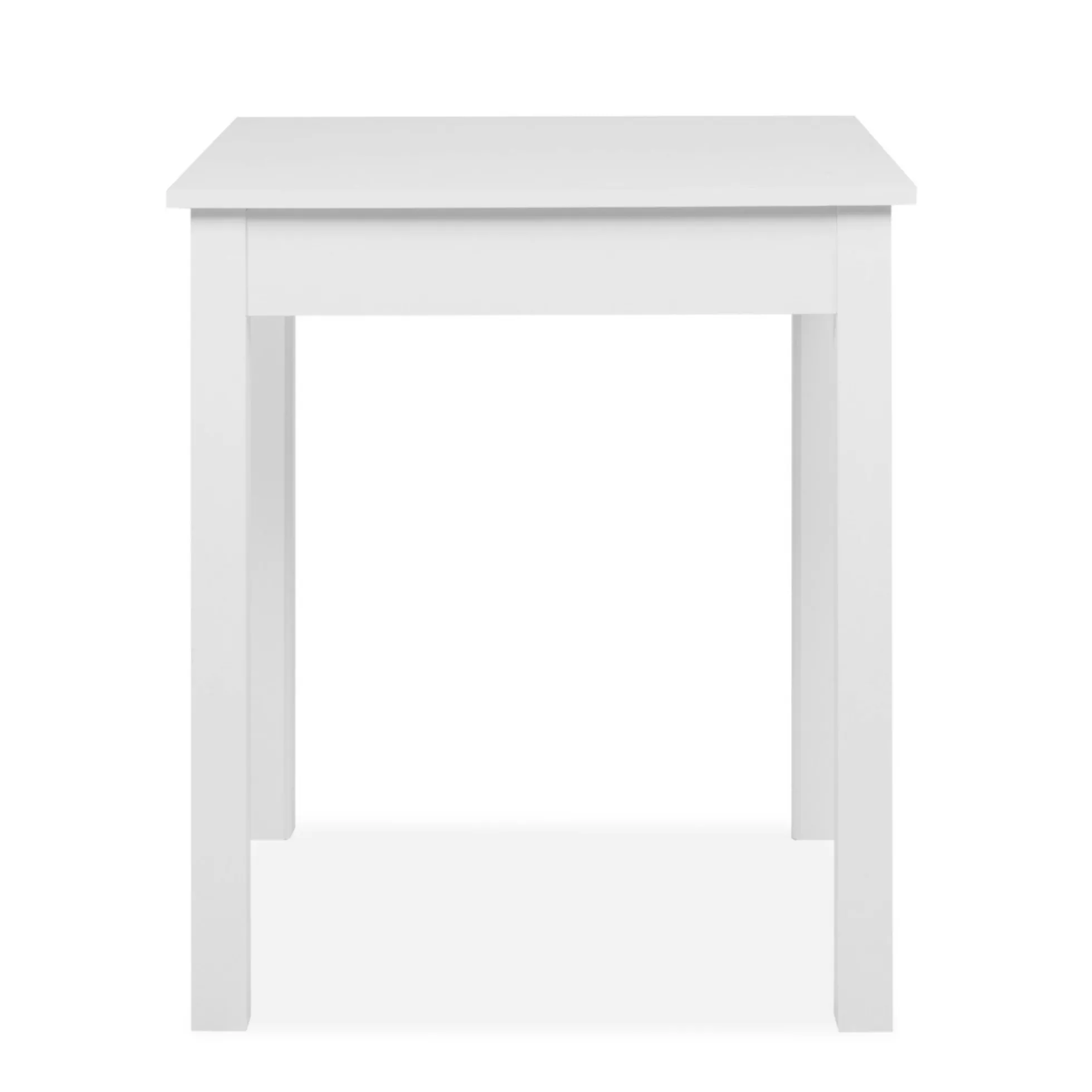 Petite table cuisine blanche moderne 60 cm ALVA