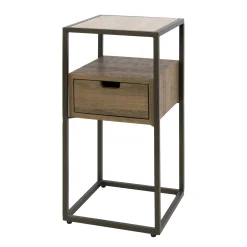 Petite table de chevet céramique 1 tiroir ASCOLI