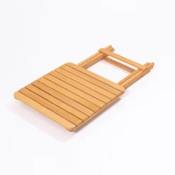Petite table de jardin pliante en bois 60 cm SORA