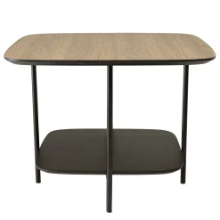 Petite table de salon carrée angles arrondis LANDAISE