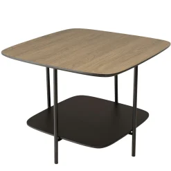 Petite table de salon carrée angles arrondis LANDAISE