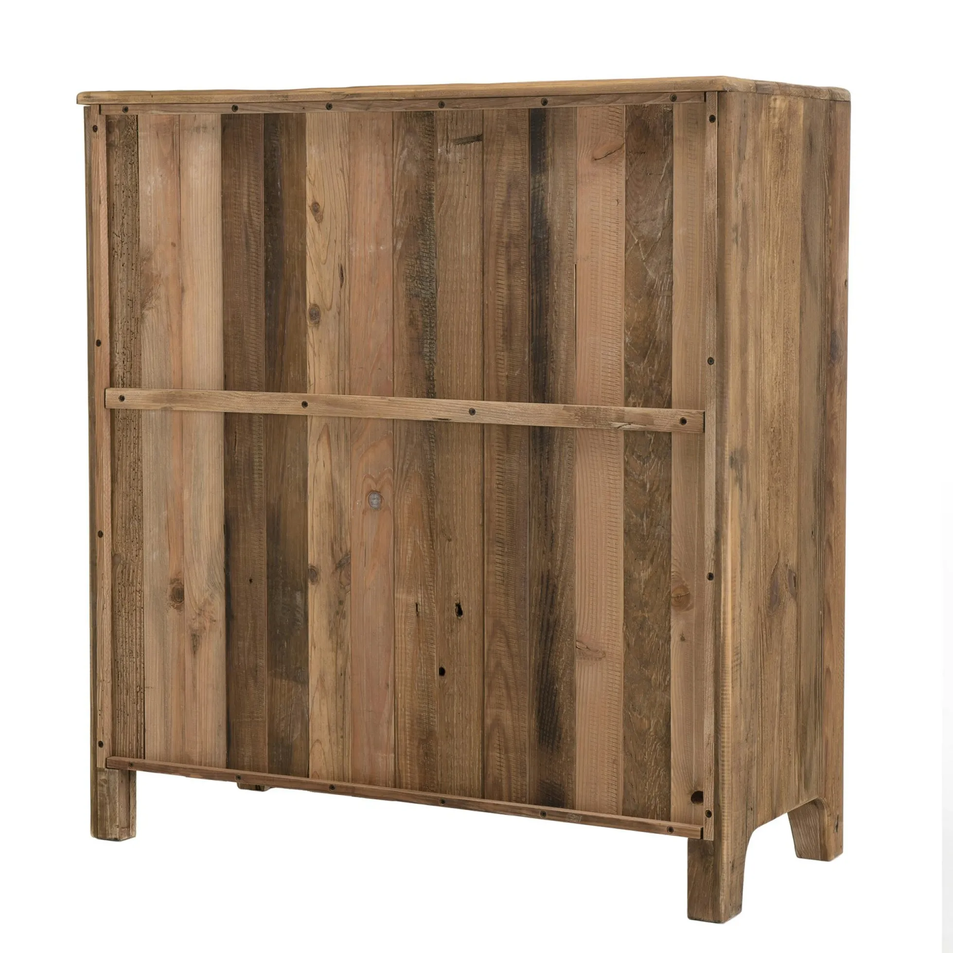 Petit meuble de rangement en bois de pin recyclé DENVER