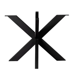 Pied de table mikado en métal noir pour table ronde / carrée RALF