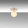 Plafonnier globe – finition dorée chic SIERRE