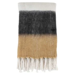 Plaid cosy à franges – 3 couleurs, 130x170 cm FALLON