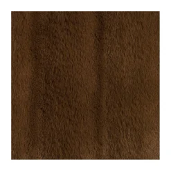 Plaid fausse fourrure marron FALLON