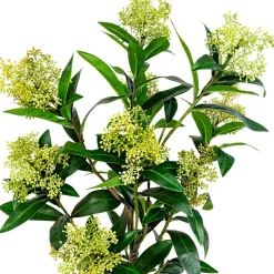 Plante artificielle skimmia en pot H 75 cm