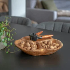 Plat apéro bois design organique 3 cases ARIZONA