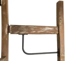 Portemanteau bois de teck recyclé SWING